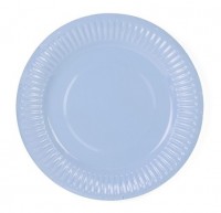 Preview: 6 spring party paper plates 18cm