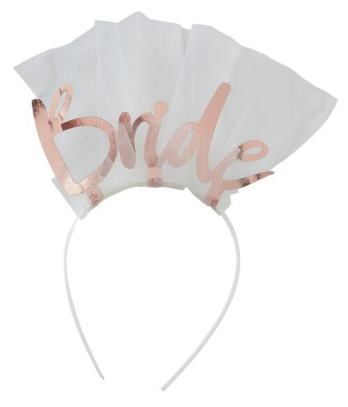 Sweet bridal shower headband Bride
