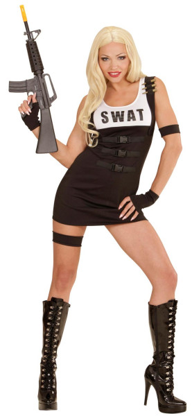 Sexy S.W.A.T. Agentin Damen Kostüm