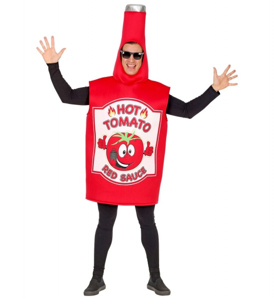 Scharfes Ketchup Flaschen Kostüm