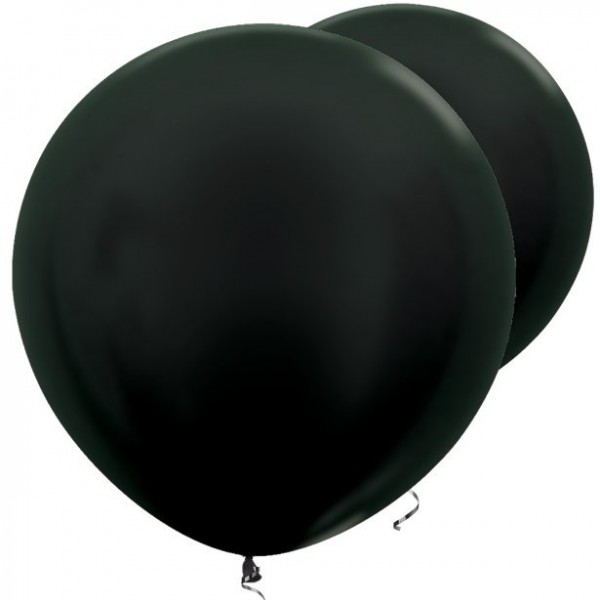 2 graphite XL balloons 91cm