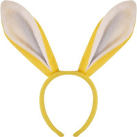 Rabbit ears hair yellow