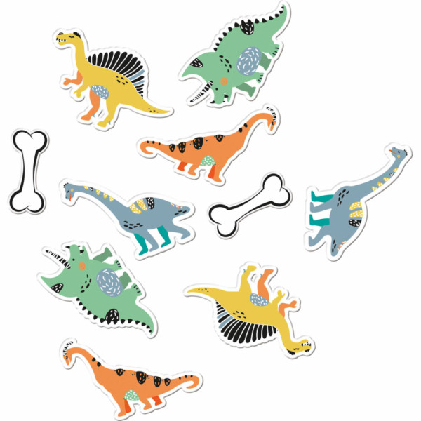 Little Dino scatter decoración 45 piezas