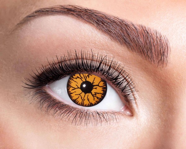 Orange 3-Monats Ader Kontaktlinse