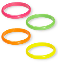Bracelets de fête de fièvre néon colorés