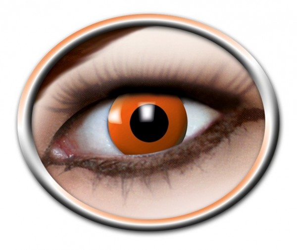 Orange kontaktlins
