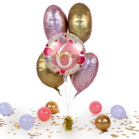 Vorschau: Heliumballon in der Box Sweet Birthday Six