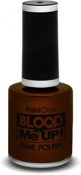 Esmalte de uñas rojo oscuro con efecto sangre 10ml