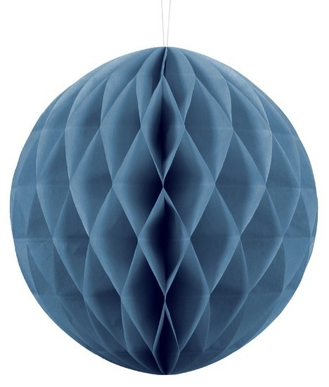 Piłka o strukturze plastra miodu Lumina niebieska 30 cm