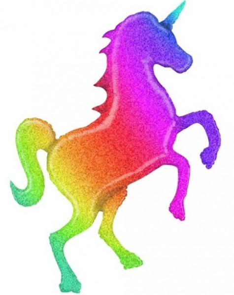 Globo Rainbow Unicorn 1,37 m