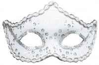 Voorvertoning: Bordura Bianca oogmasker met lovertjes