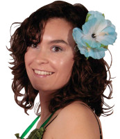 Preview: 6 Hawaii hair clips hibiscus flower