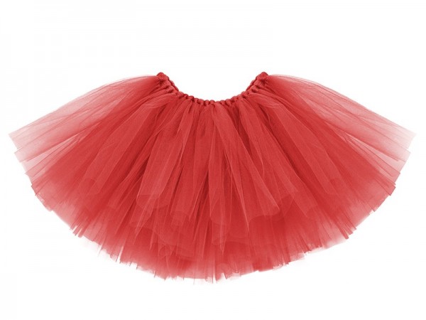 Red tutu with dotted bow
