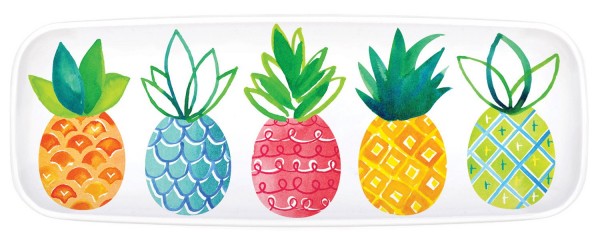 Stay cool pineapple platter 44.5 x 16.5cm