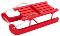 Vorschau: Roter Elf Schlitten 17,5 x 7 x 4,5cm