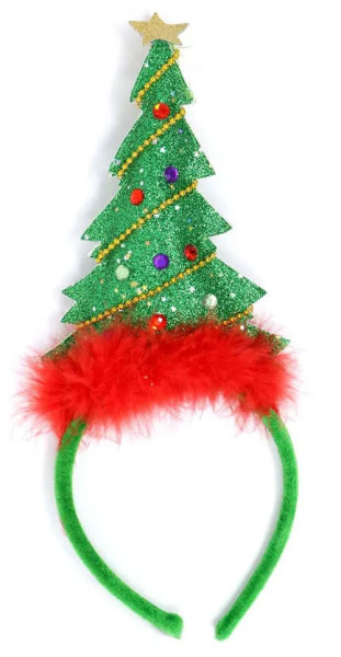 Lustiger Weihnachtsbaum Haarreif