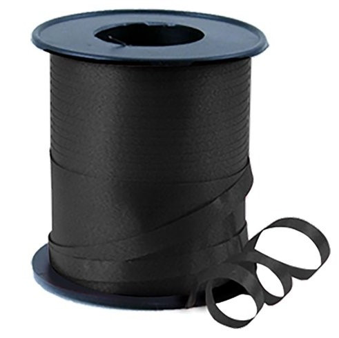 91m Curling Ribbon Roll Black