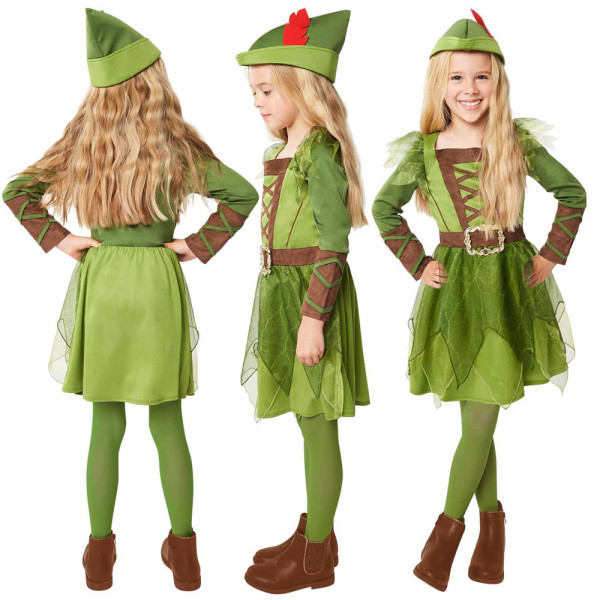 Peter Pan Mädchen Kostüm 5