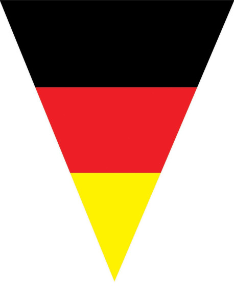 Chaîne de fanion de drapeaux de l'Allemagne 5m