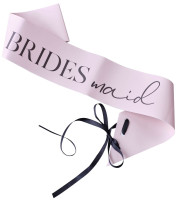 Preview: 2 Pink Bride JGA Bridesmaid Sashes