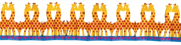 Süße Giraffen Girlande 18x400cm
