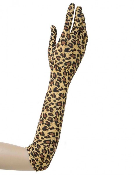 Langer Leoparden Handschuh