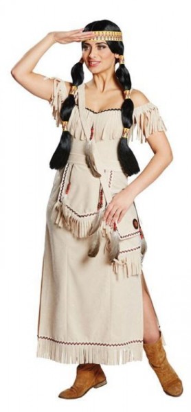 Söt indisk klänning med fransar