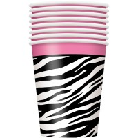 Anteprima: 8 bicchieri zebrati 266 ml