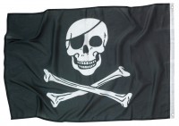 Bandera pirata Blackbeard 92 cm x 60 cm