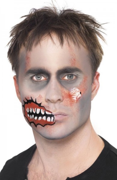 Halloween sæt øjeæble med blod zombie lavet af latex 4