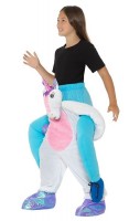 Oversigt: Piggyback unicorn kostume til børn