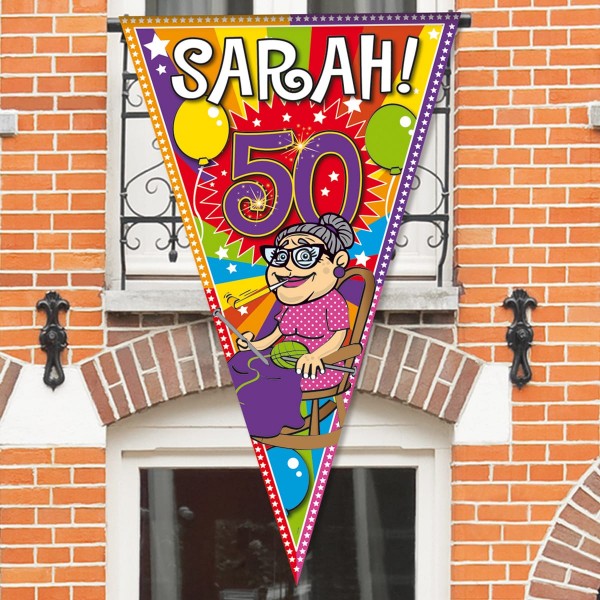 Sarah Party Wimpel 1 x 1,5m