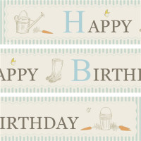 Anteprima: Festone Happy Birthday Peter Bunny Set 3 pezzi