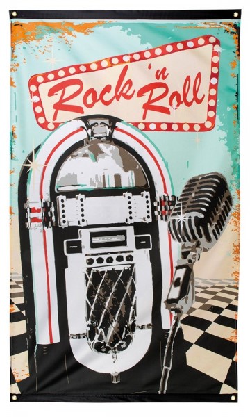 Drapeau Rock & Roll Fever 150 x 90cm