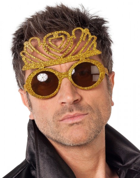 Glitter crown sunglasses
