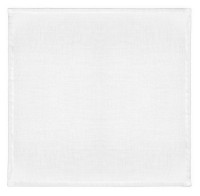 Vista previa: 4 servilletas de tela de muselina blanca 40cm
