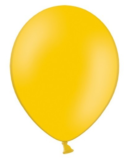 100 ballons Susi jaune doré 12cm
