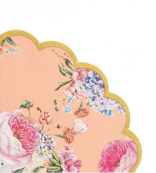 20 Vintage Romantic Flower Napkins