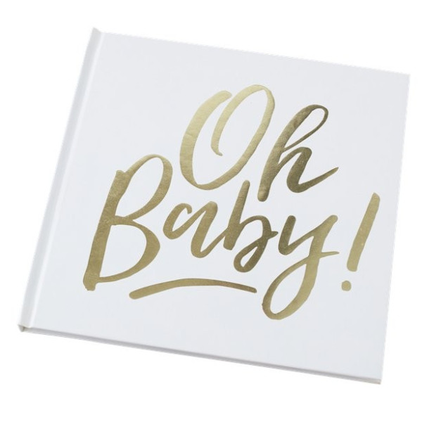 Oh baby guest book 21 x 21cm