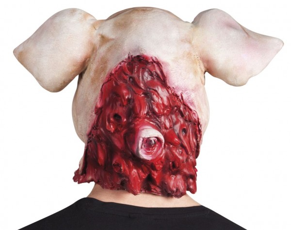 Horror Latex Maske Blutiges Schwein