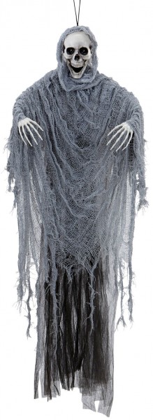 Przerażająca dekoracja Szkielet Ponury Kosiarz 100 cm