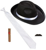 Preview: 20s gangster accessories set 4 pieces
