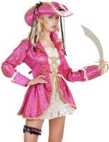 Preview: Pink garter pirate bride