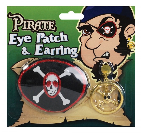 2-Teiliges Piratenkostüm Accessoires-Set