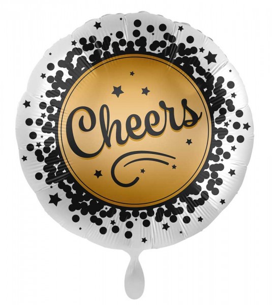 New Year's foil balloon Cheers 45cm
