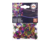 Colorful 70th birthday sprinkle decoration 15g