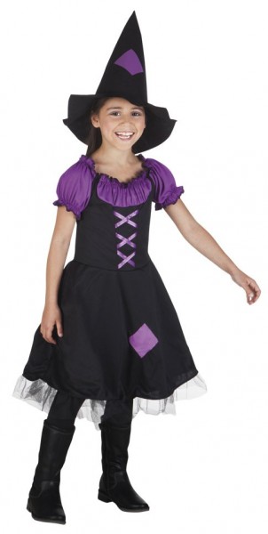 Lilac witch child costume