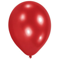 10 Latex Balloons Red 23cm