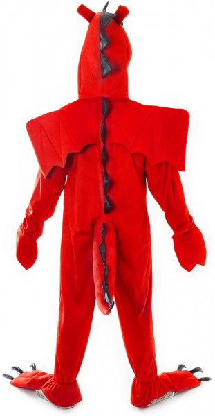 Fire red dragon costume 3