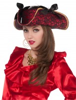Pirate top hat for women
